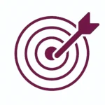 Bersaglio centrato con freccia